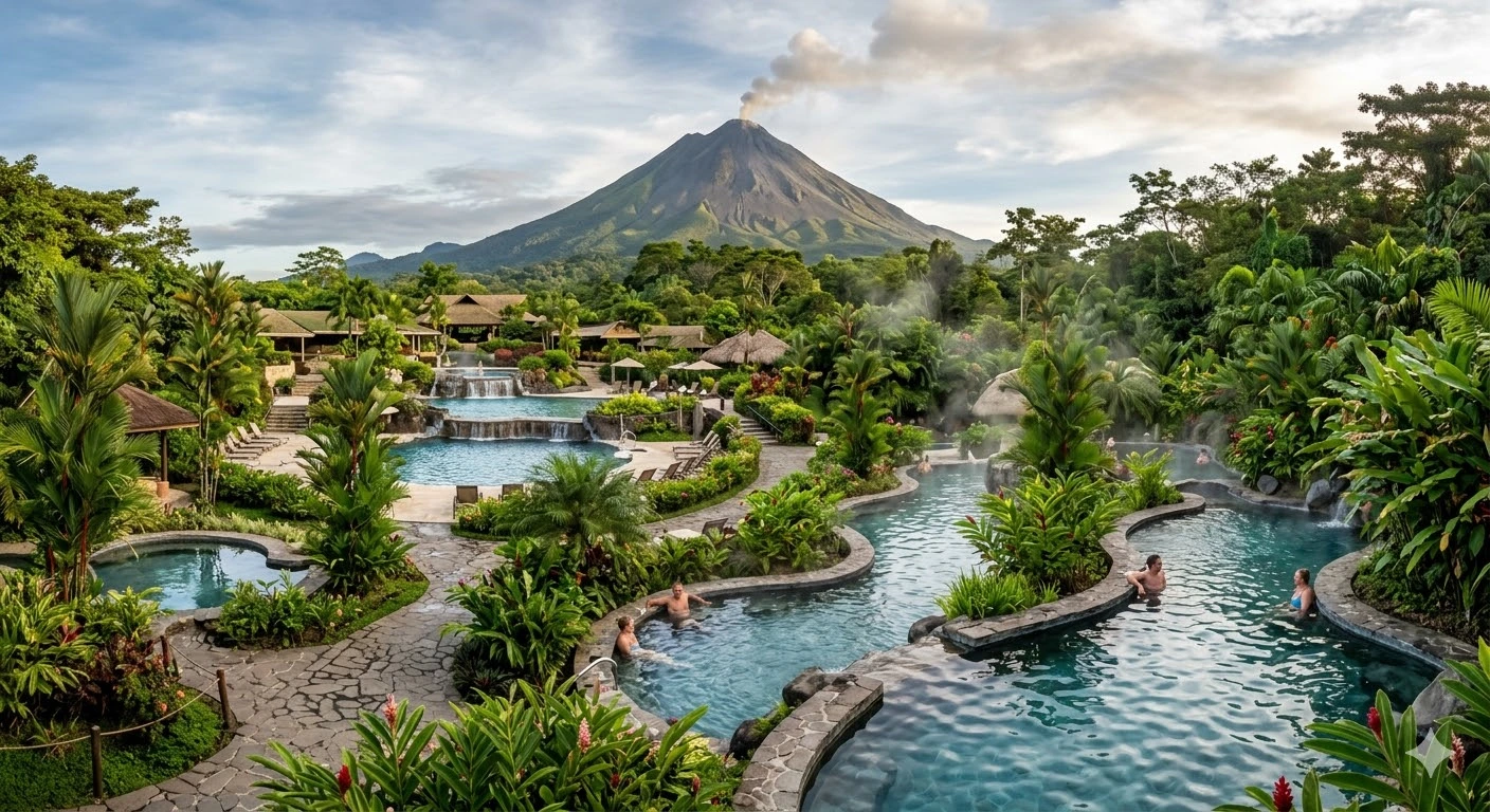 Aguas termales Baldi junto al Volcán Arenal